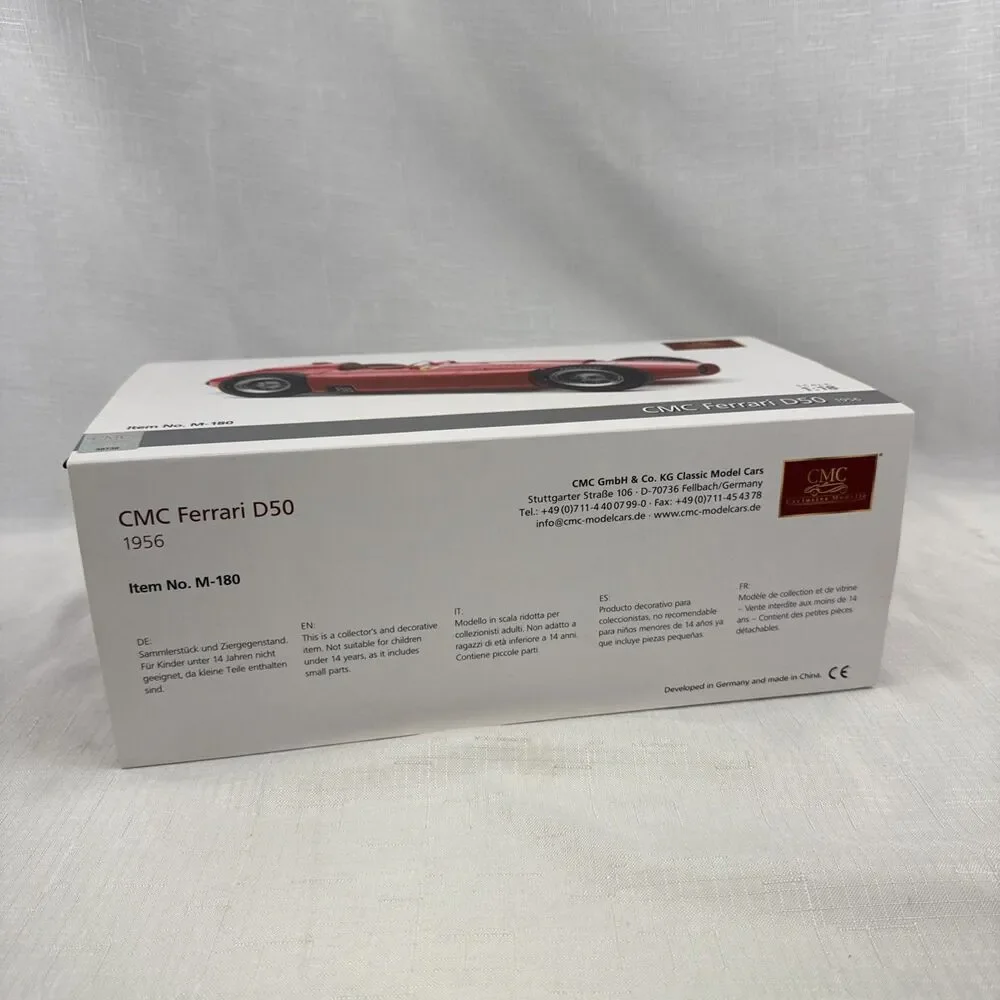 CMC 1:18 1956 Ferrari D50 Red Limited Edition M-180